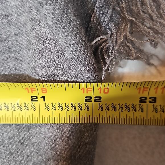 NWT THML Grey Oversized Open-front Long Cardigan Sweater - Picture 9 of 10